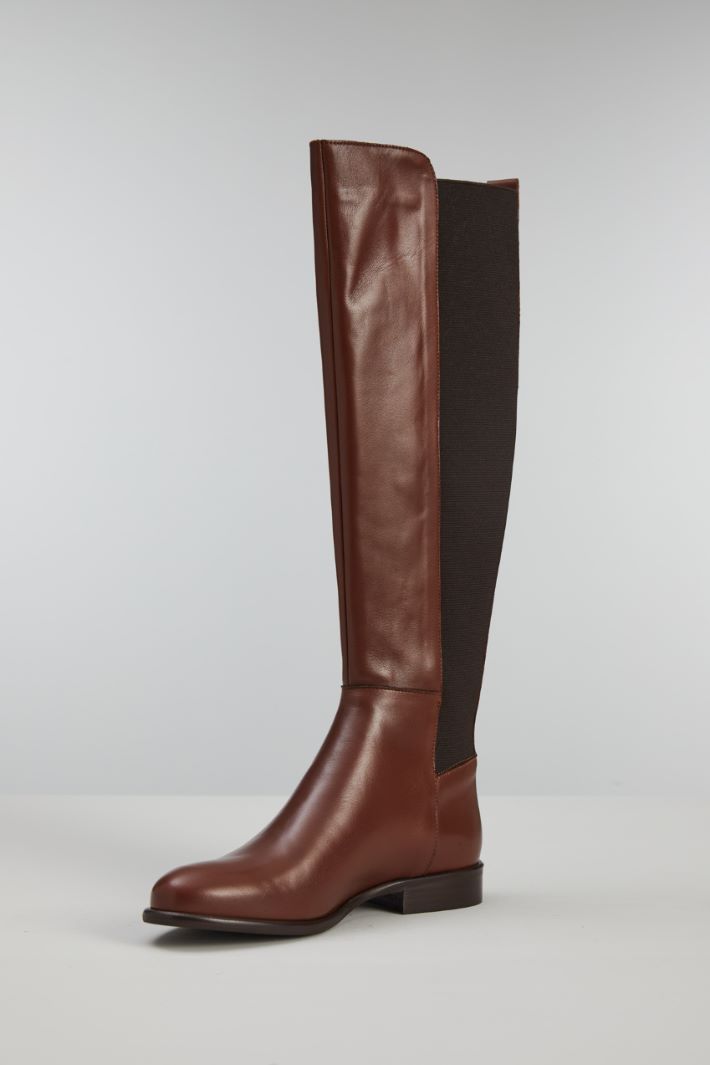 Stivali alti in pelle - CUOIO
 - Fashion Market - 3