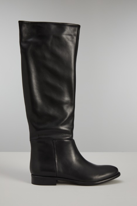 Stivali alti in pelle - Fashion Market