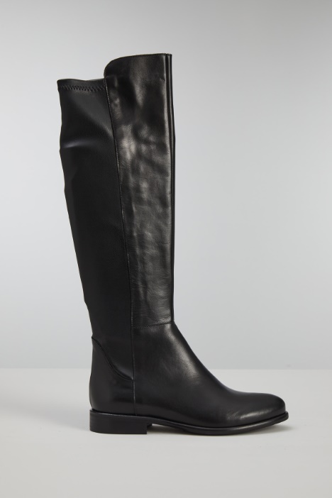 Stivali alti in pelle - Fashion Market