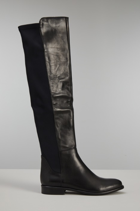 Stivali alti in pelle - Fashion Market