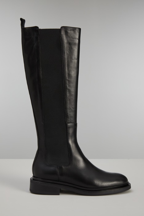 Stivali alti in pelle - Fashion Market