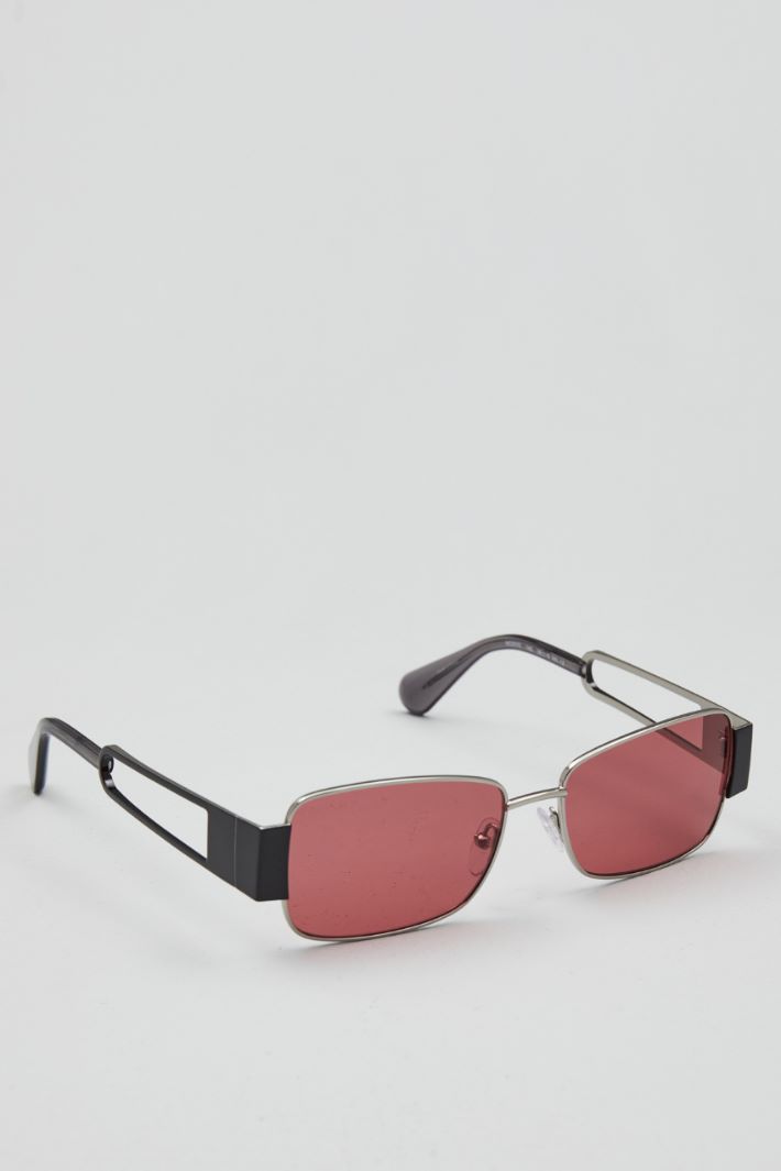 Occhiali da sole in metallo - NERO ROSA - Fashion Market - 2