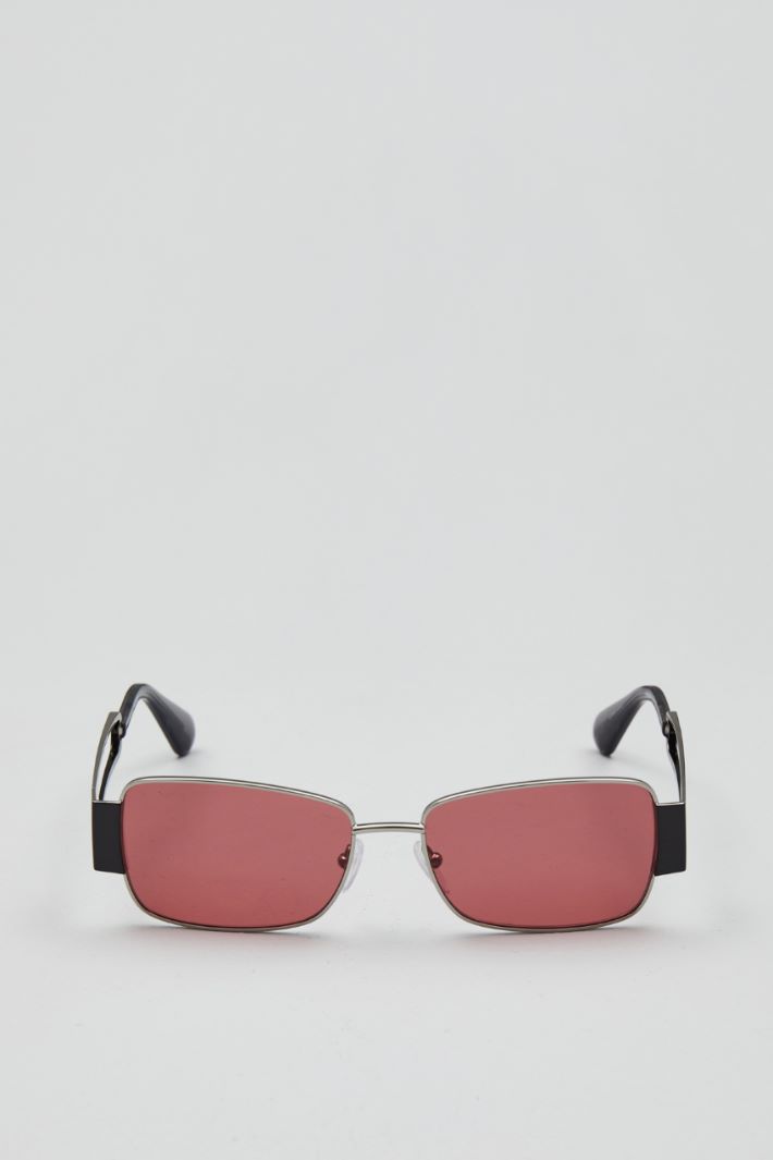 Occhiali da sole in metallo - NERO ROSA - Fashion Market