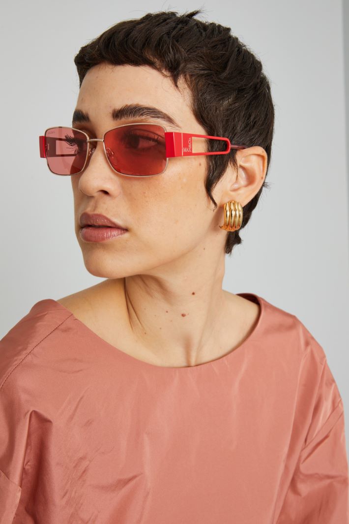 Occhiali da sole in metallo - ROSA - Fashion Market - 3