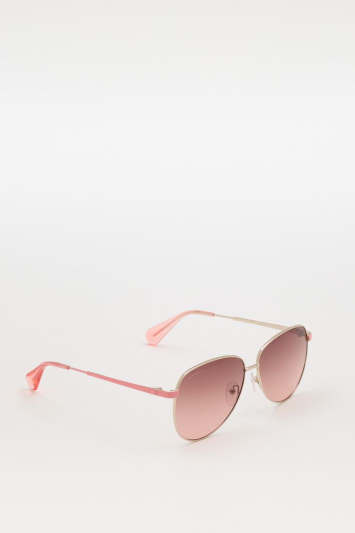 Occhiali da sole con lenti colorate - ROSA - Fashion Market - 2