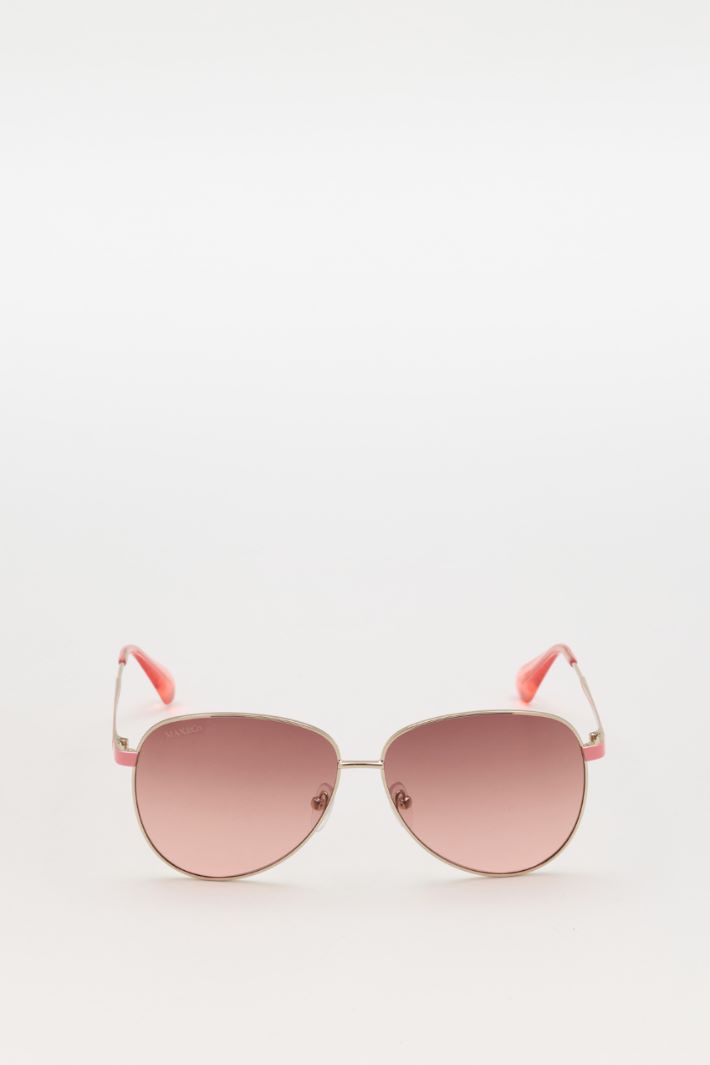 Occhiali da sole con lenti colorate - ROSA - Fashion Market