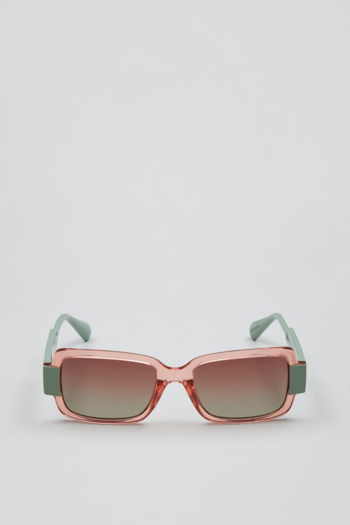 Occhiali da sole rettangolari  - ROSA SALVIA - Fashion Market