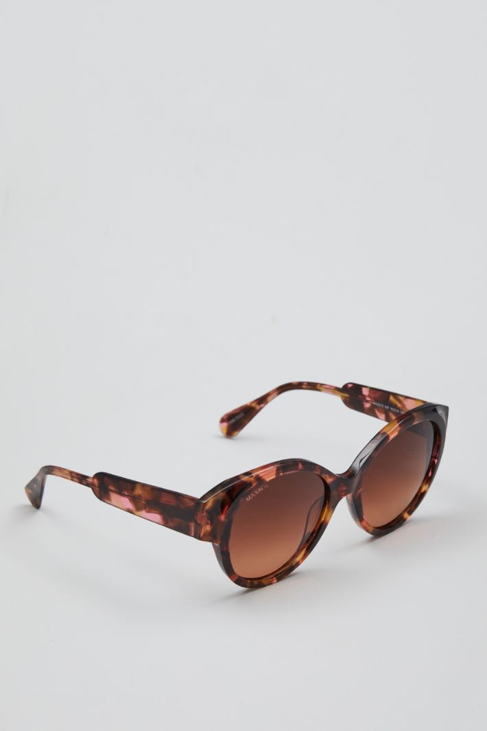 Occhiali oversize a farfalla - MARRONE - Fashion Market - 2