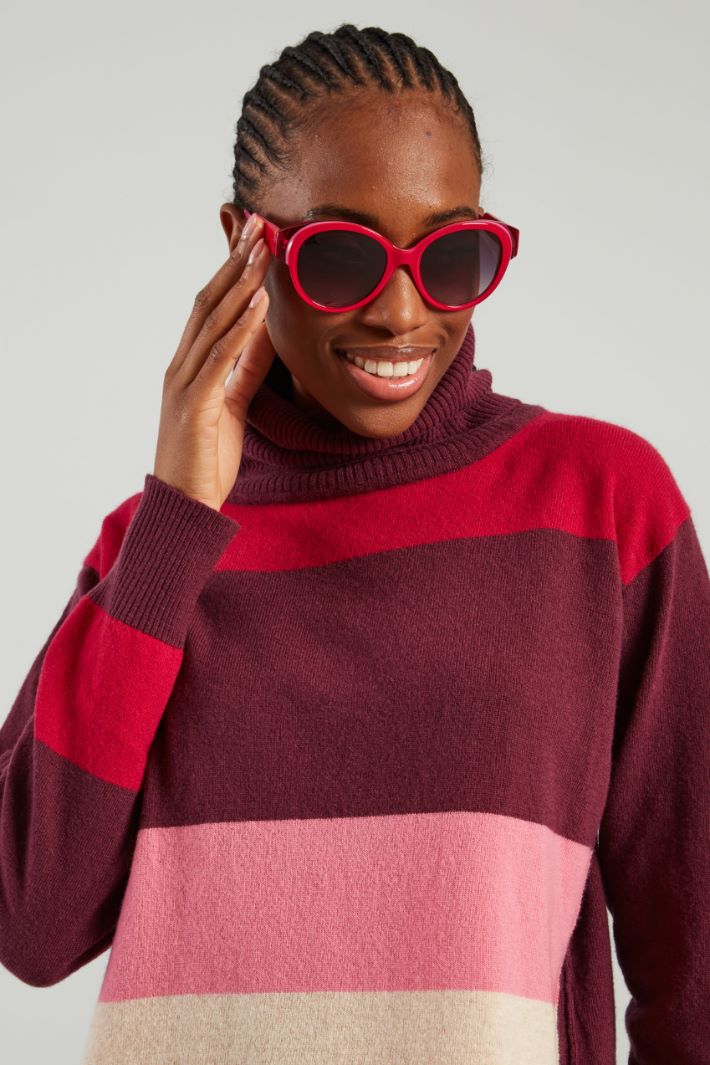 Occhiali oversize a farfalla - ROSA - Fashion Market - 3