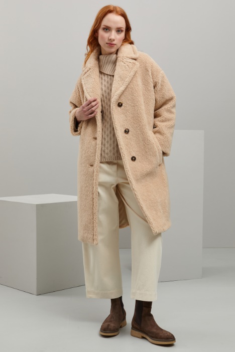 Cappotto effetto peluche - Fashion Market