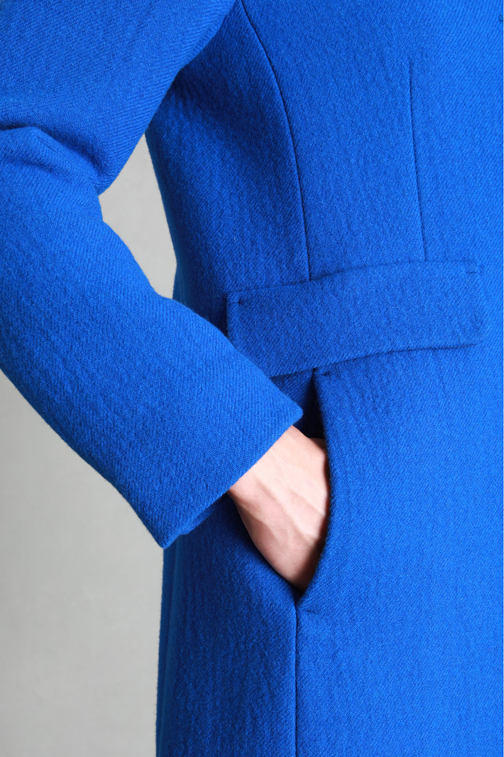 Cappotto sfiancato in lana - BLUETTE - Fashion Market - 2