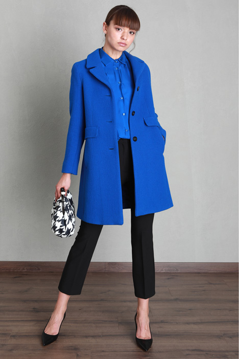 Cappotto sfiancato in lana - Fashion Market