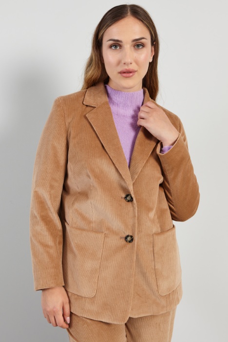 Blazer in velluto - Fashion Market
