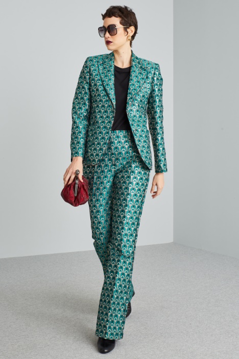 Blazer in jacquard lamè - Fashion Market