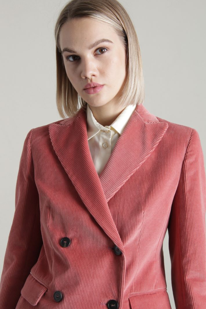 Blazer in velluto a coste - ROSA ANTICO - Fashion Market - 3