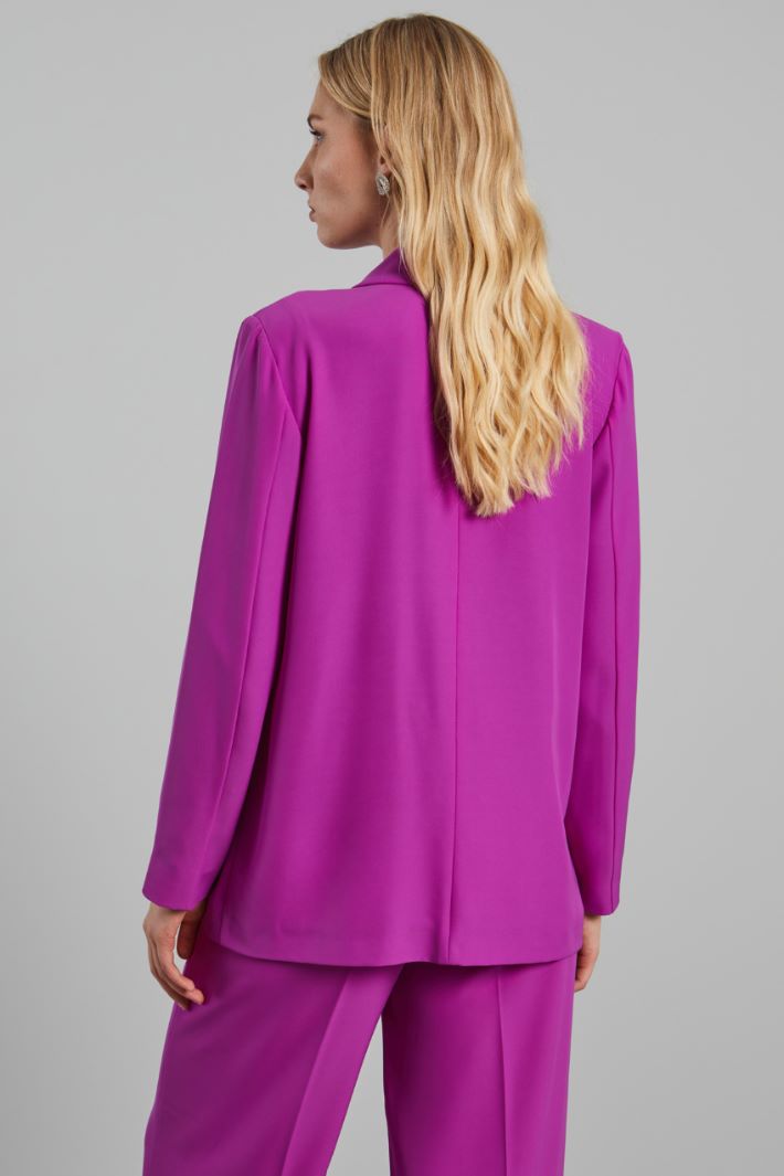 Blazer in cady fluido - CICLAMINO - Fashion Market - 4