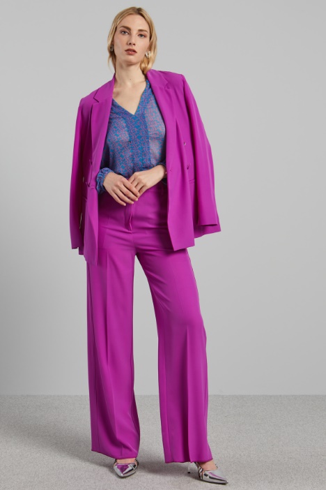 Blazer in cady fluido - Fashion Market