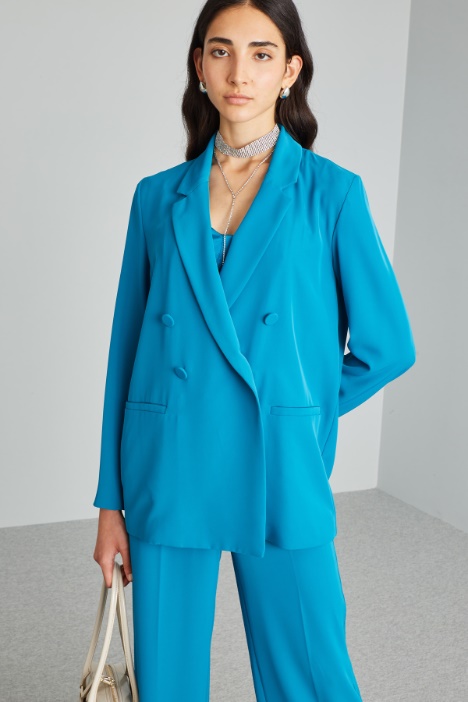 Blazer in cady fluido - Fashion Market