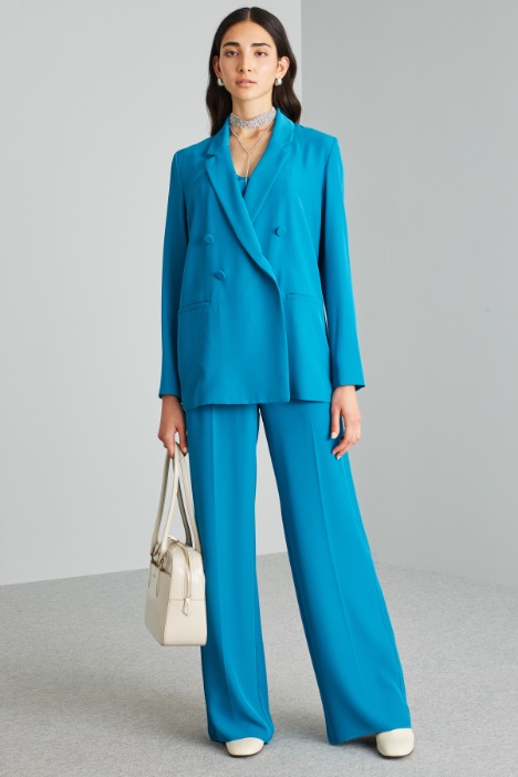 Blazer in cady fluido - Fashion Market