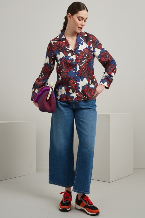 Camicia in twill di seta - Fashion Market