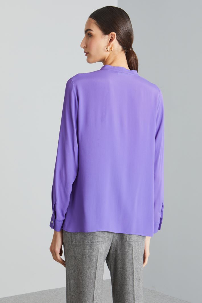 Blusa con spacchetti - VIOLA - Fashion Market - 4
