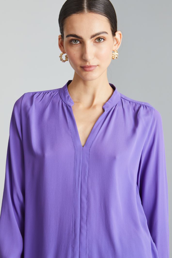 Blusa con spacchetti - VIOLA - Fashion Market - 3