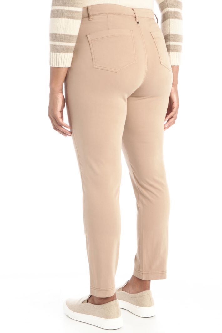 Satin chinos - NOCCIOLA - Fashion Market - 2