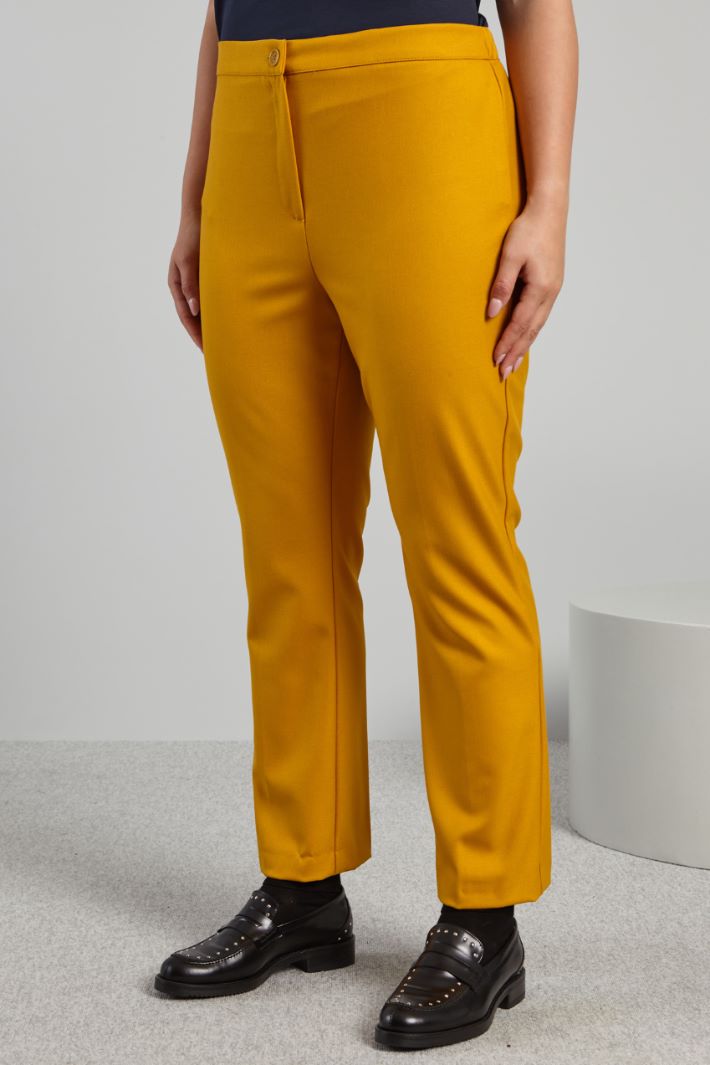 Pantaloni a sigaretta  - SENAPE - Fashion Market - 2