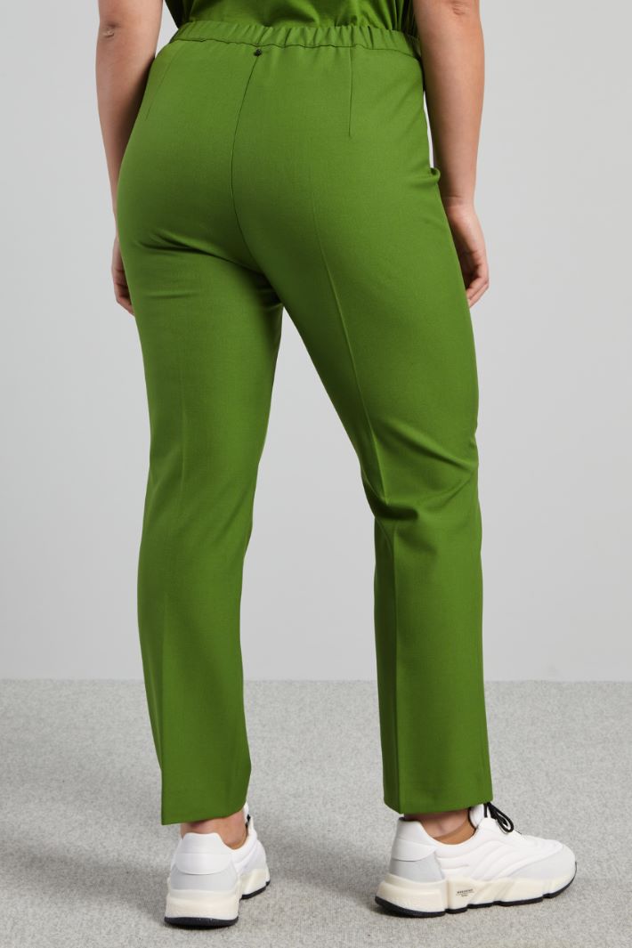 Pantaloni a sigaretta  - VERDE PRATO - Fashion Market - 4