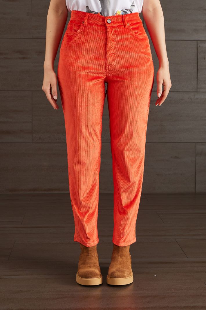 Pantaloni in velluto a coste - CORALLO - Fashion Market - 2
