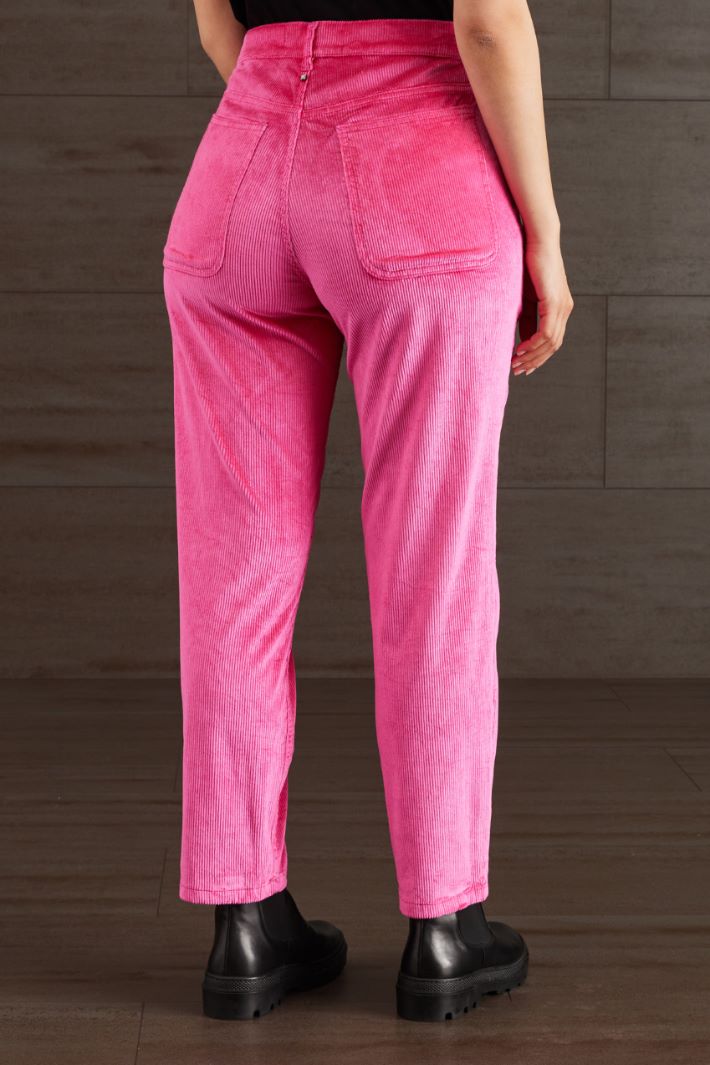 Pantaloni in velluto a coste - FUXIA - Fashion Market - 4