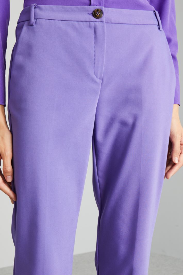 Pantaloni in tela fluida - VIOLA - Fashion Market - 3