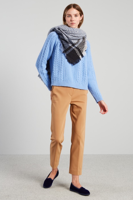 Pantaloni in tela fluida - Fashion Market