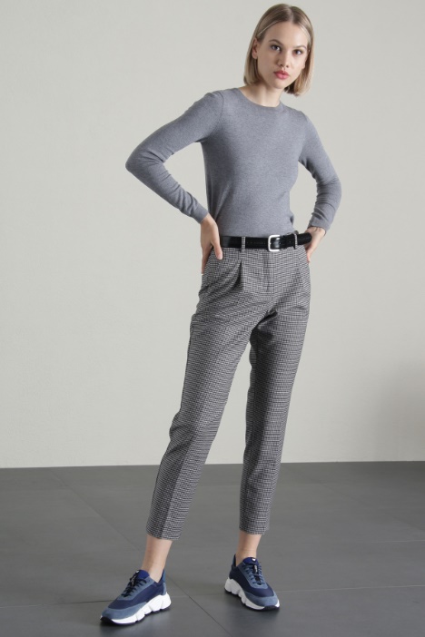 Pantaloni in flanella di lana - Fashion Market
