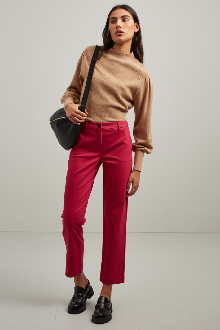 Pantaloni in cotone - CILIEGIA - Fashion Market