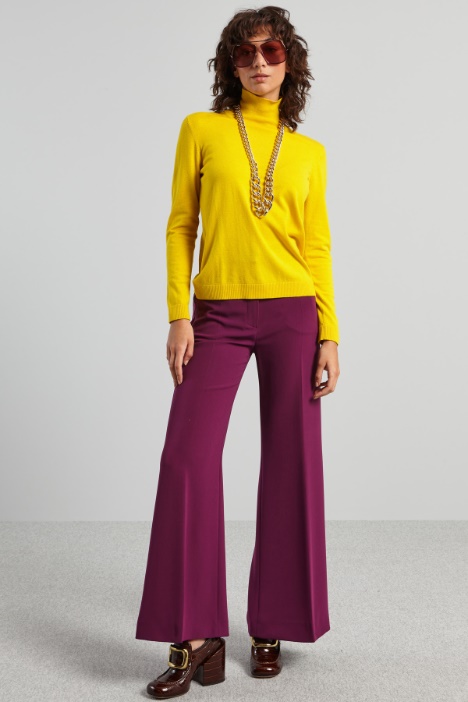 Pantaloni a palazzo in cady - Fashion Market
