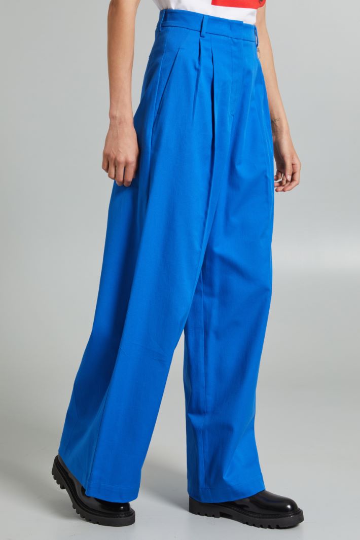 Pantaloni svasati in tricotina - BLUETTE - Fashion Market - 2