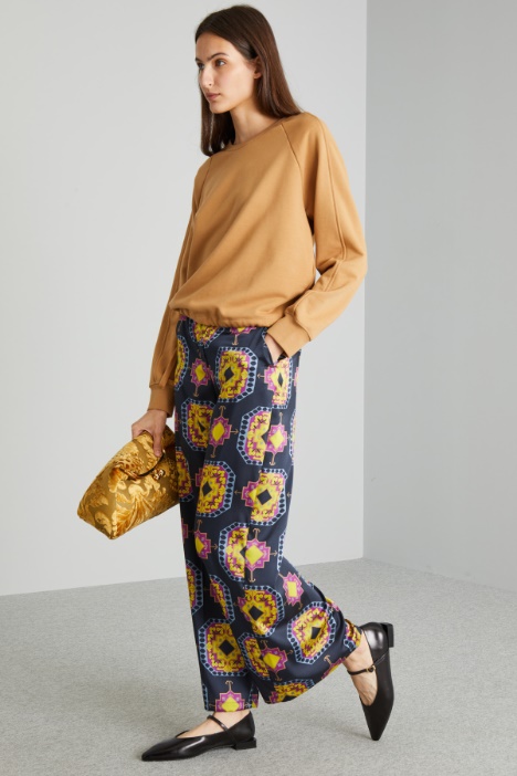 Pantaloni morbidi in twill - Fashion Market