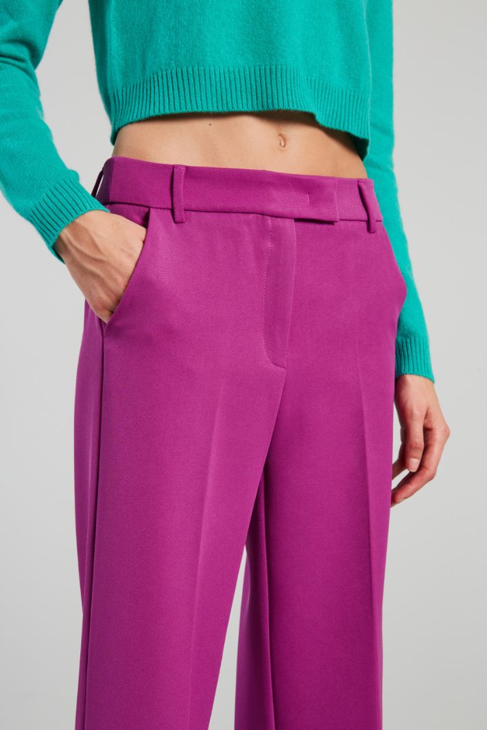 Pantaloni con risvolto - CICLAMINO - Fashion Market - 3