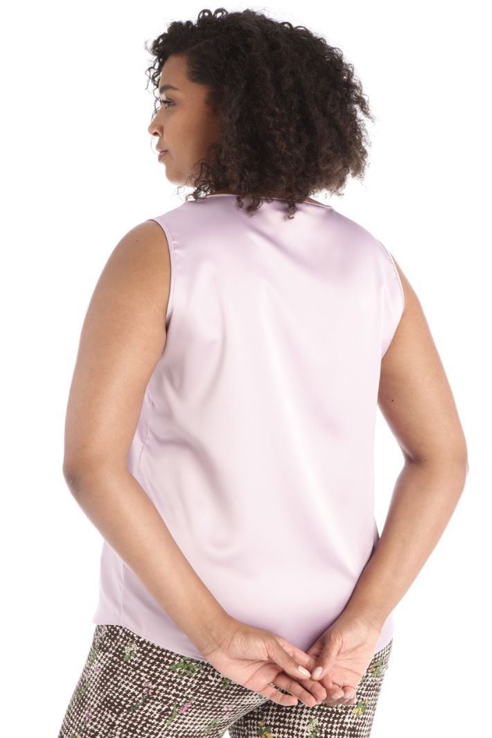 Top in raso stretch - GLICINE - Fashion Market - 2
