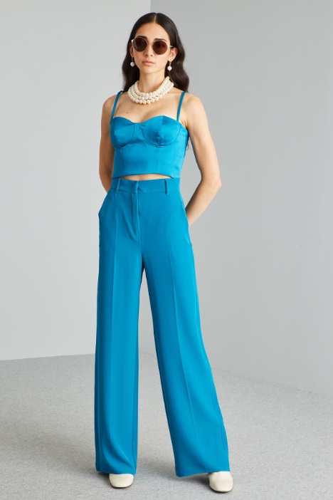 Top bustier in raso - Fashion Market