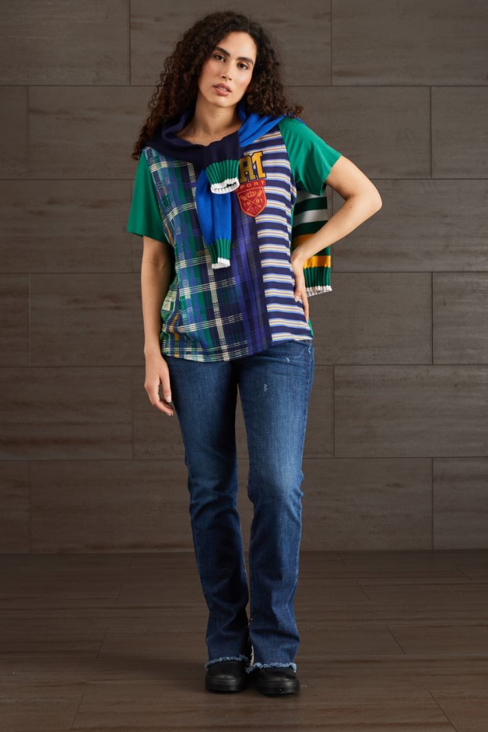Jeans con spacchi - BLU DENIM - Fashion Market
