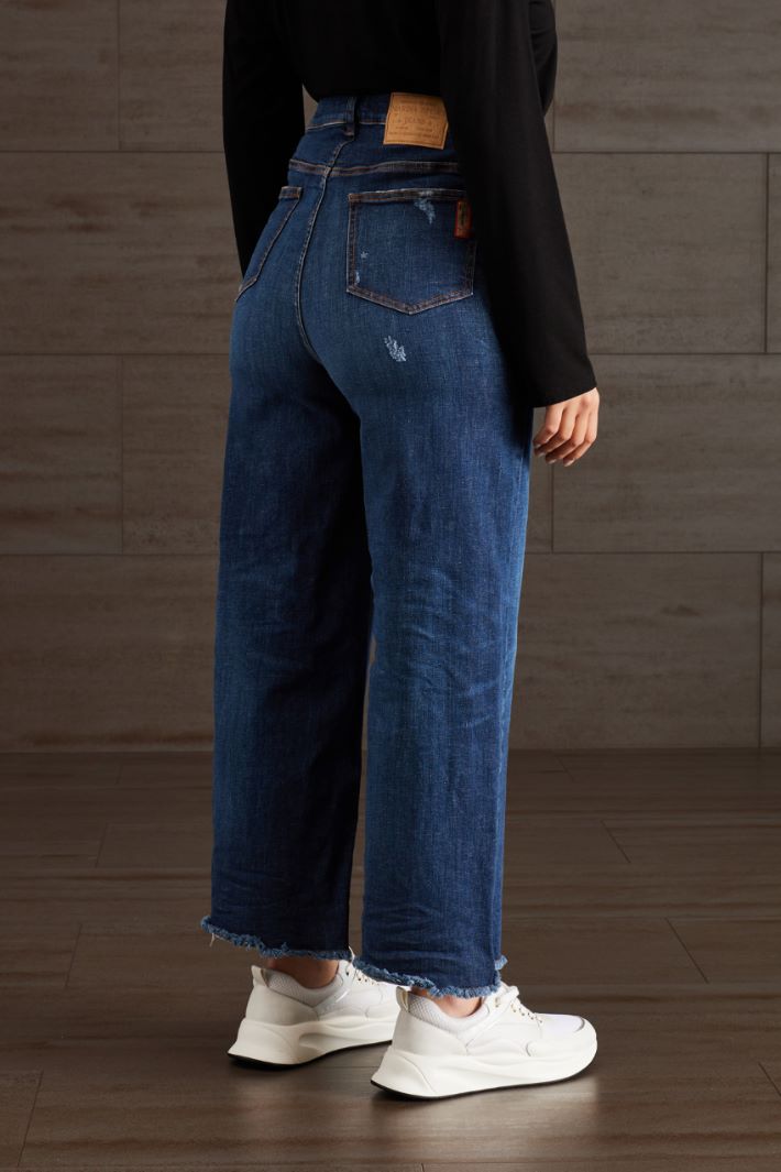 Jeans cinque tasche in denim - BLU DENIM - Fashion Market - 4