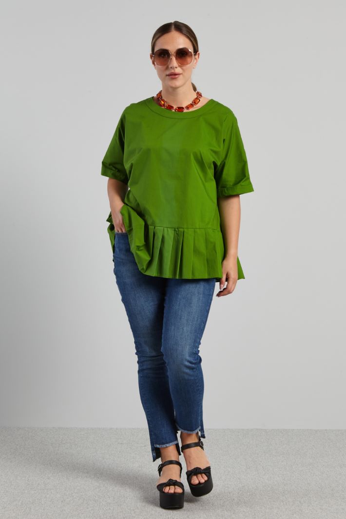 Jeans con fondo asimmetrico - BLU DENIM - Fashion Market