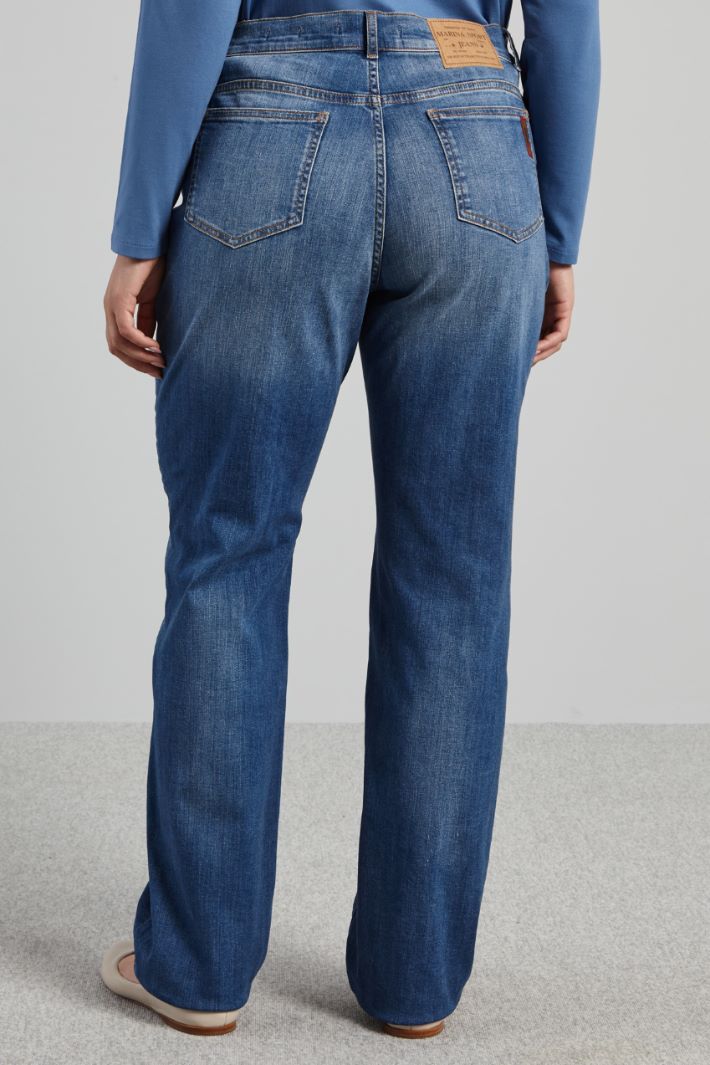 Jeans in denim stretch - BLU DENIM - Fashion Market - 4