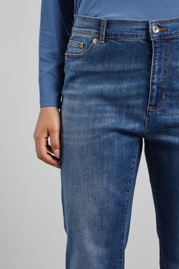Jeans in denim stretch - BLU DENIM - Fashion Market - 3