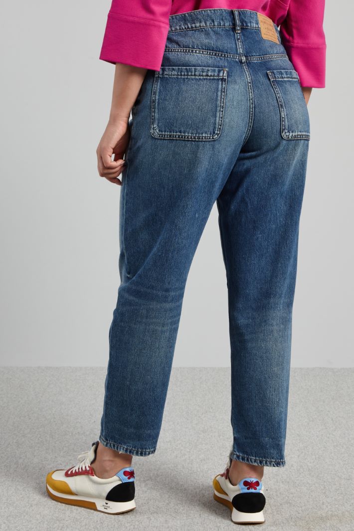 Jeans in puro cotone - BLU DENIM - Fashion Market - 4