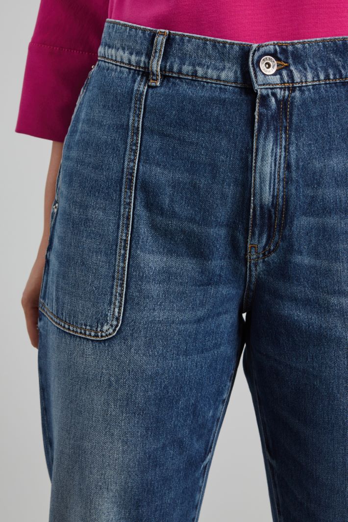 Jeans in puro cotone - BLU DENIM - Fashion Market - 3