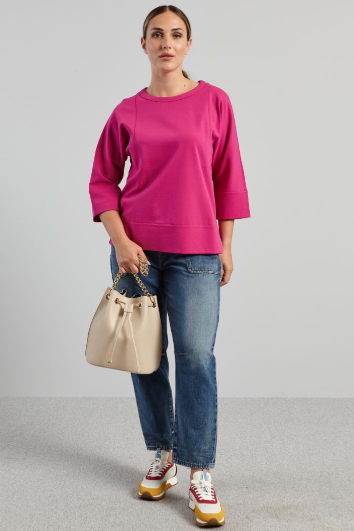 Jeans in puro cotone - BLU DENIM - Fashion Market