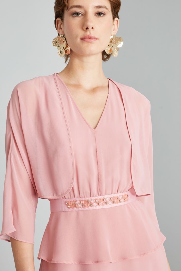 Coprispalle in georgette - ROSA - Fashion Market - 3